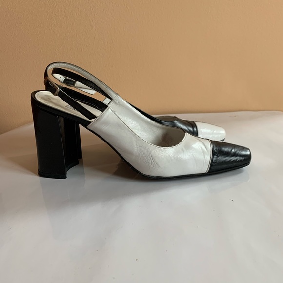 Cesare Catini Shoes - CESARE CATINI Leather Slingbacks 7.5